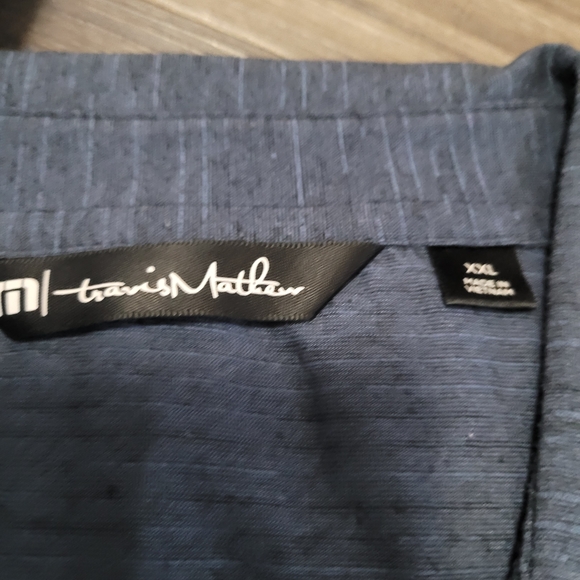 Travis Mathew Men's Polo Shirt - Lavender, Navy, Gray Bundle Lot XXL - Picture 4 of 8